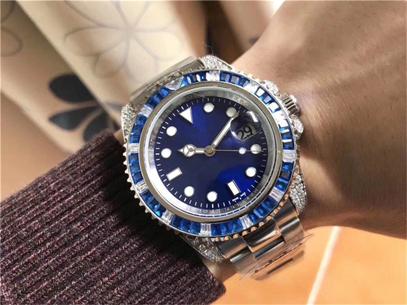 Kostenloser versand Top qualität klassische MANN uhr edelstahl uhr automatische uhr männlichen uhr Mode business Neue uhren r72