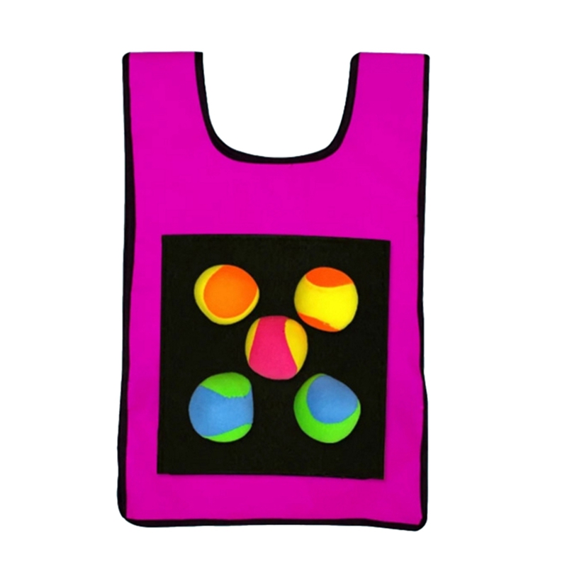 Dodgeball Game Vests with Dodgeball Balls Sticky Ball Vest for Kids Outdoor Garden Activity Game Rose Red
Dodgeball Game Vests with Dodgeball Balls Sticky Ball Vest for Kids Outdoor Garden Activity Game Rose Red