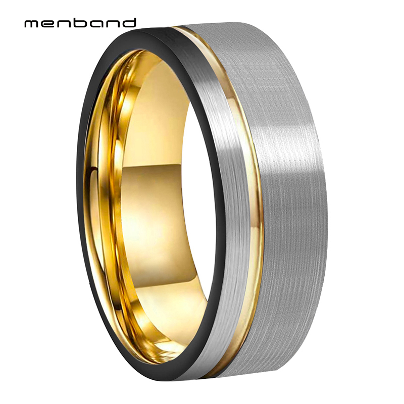 Men Women Black Gold Tungsten Wedding Ring With High Quality And Comfort Fit 8MM Ring Box Available
Men Women Black Gold Tungsten Wedding Ring With High Quality And Comfort Fit 8MM Ring Box Available