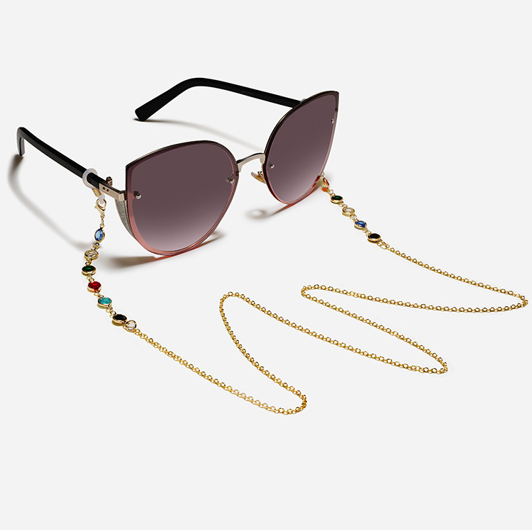 INS Style Crystal Copper Chain Cords Reading Glasses Chain Fashion Women Sunglasses Accessories Lanyard Hold Straps
INS Style Crystal Copper Chain Cords Reading Glasses Chain Fashion Women Sunglasses Accessories Lanyard Hold Straps