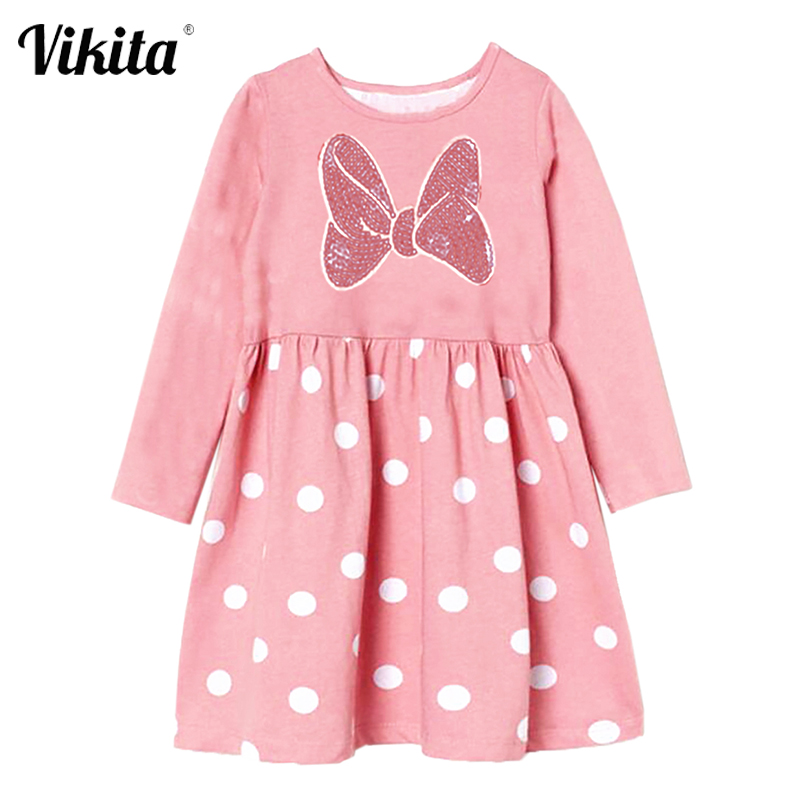 VIKITA Kids Cotton Dress for Girl Children Autumn Winter Long Sleeve Dresses Girl Bow Heart Butterfly Christmas New Year Dress, Relh0320
VIKITA Kids Cotton Dress for Girl Children Autumn Winter Long Sleeve Dresses Girl Bow Heart Butterfly Christmas New Year Dress, Relh0320