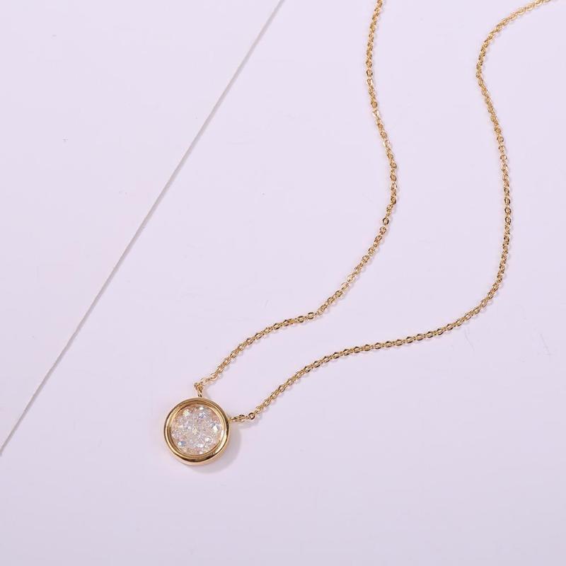 Original Design Special Women's Fashion Round Pendant Necklace Ladylike Zircon Elegant Necklace Jewelry Accessory Blingling Gift
Original Design Special Women's Fashion Round Pendant Necklace Ladylike Zircon Elegant Necklace Jewelry Accessory Blingling Gift
