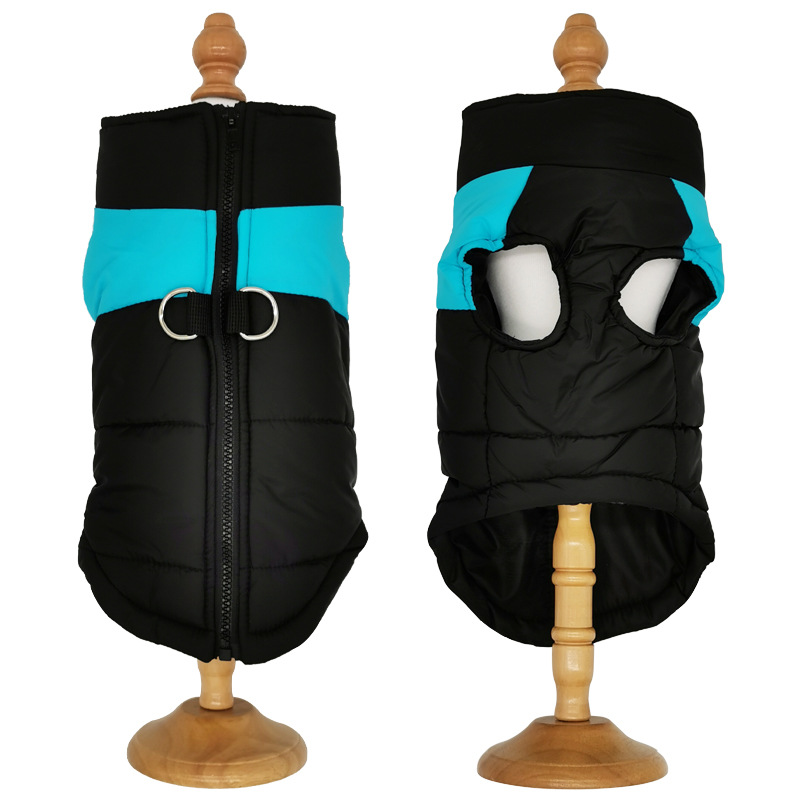 Winter Warm Dog Clothes Waterproof Pet Padded Vest Jacket Zipper Coat For Small Medium Large Dogs Chihuahua Pug Ropa Para Perros