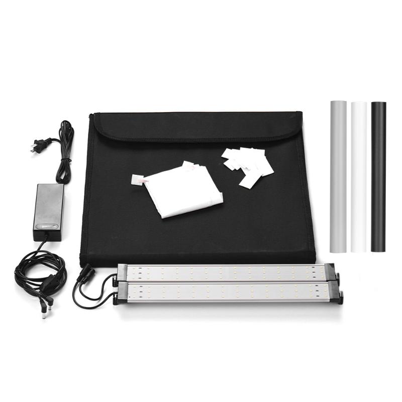 Portable Foldable Photo Studio Shooting Tent kit Photo Box Adjustable Brightness Photography Light Box with 84 LED Light UK Plug
Portable Foldable Photo Studio Shooting Tent kit Photo Box Adjustable Brightness Photography Light Box with 84 LED Light UK Plug