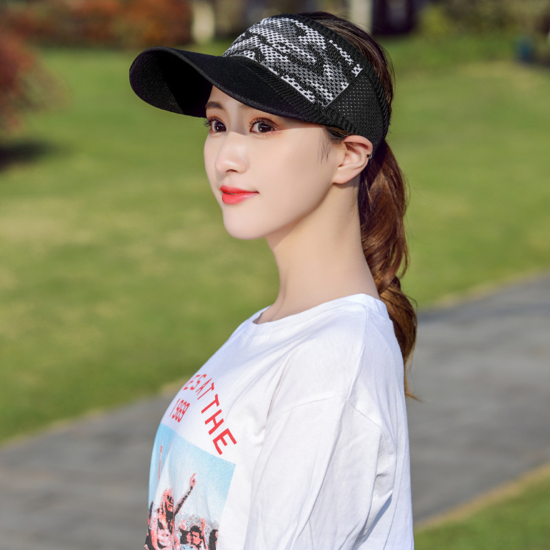 Summer ladies empty top sun hat leopard letter beach hat sun visor leisure wide-brimmed cap outdoor sports, Black02
Summer ladies empty top sun hat leopard letter beach hat sun visor leisure wide-brimmed cap outdoor sports, Black02