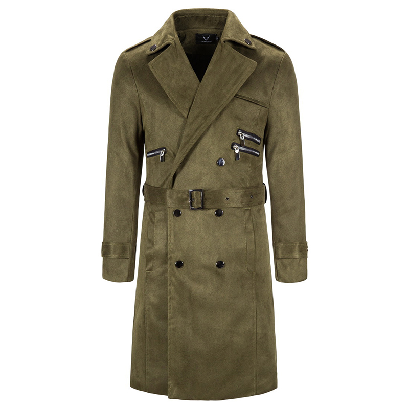Autumn New Long Trench Coat Men British Style Double Breasted Pea Coat Men Fashion Sashes Windbreaker Jacket Brand Overcoat, Black
Autumn New Long Trench Coat Men British Style Double Breasted Pea Coat Men Fashion Sashes Windbreaker Jacket Brand Overcoat, Black