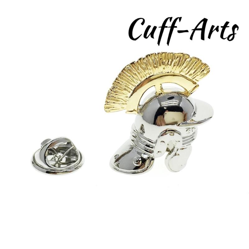 Cuffarts Roman Helmet Lapel Pin Sliver Gold Metal Classic Jewelry Brooch Lapel Pins Suit Culture For Women Men P10084
Cuffarts Roman Helmet Lapel Pin Sliver Gold Metal Classic Jewelry Brooch Lapel Pins Suit Culture For Women Men P10084