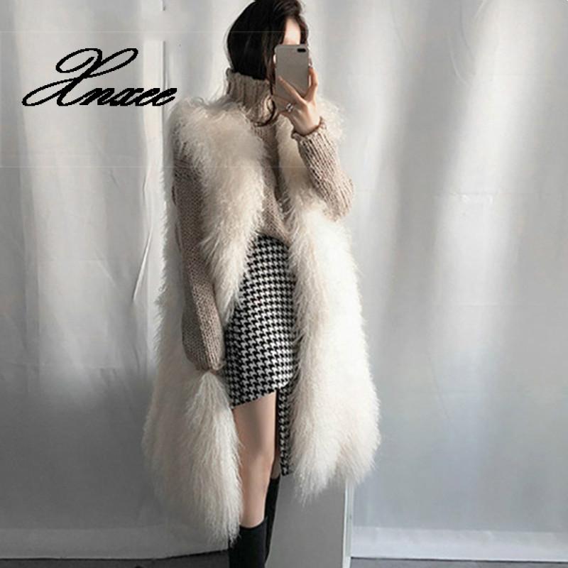 Women Faux Fur Long Vest 2020 Autumn Winter Fluffy Fur Sleeveless Waistcoat Female Elegant Soft Hairy Fashion Overcoat, White
Women Faux Fur Long Vest 2020 Autumn Winter Fluffy Fur Sleeveless Waistcoat Female Elegant Soft Hairy Fashion Overcoat, White