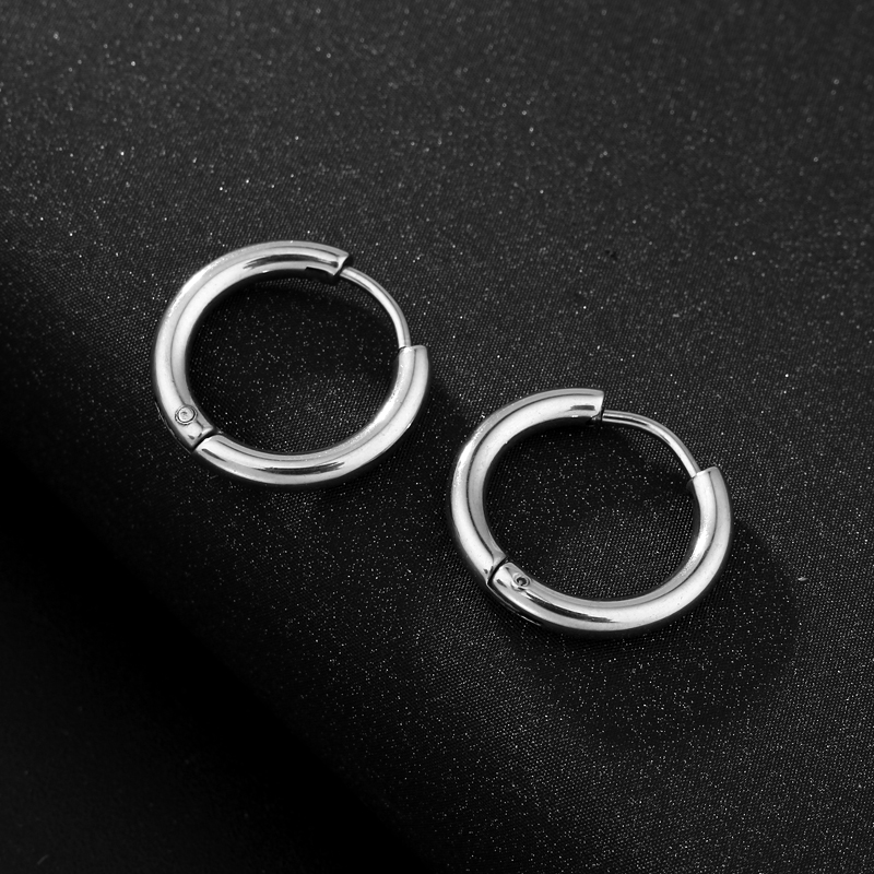 1 Pairs Simple Small Circle Hoop Earring For Women Man 16/18mm Chic Sliver Color Mini Round Earring Anti Allergic Earrings E439
1 Pairs Simple Small Circle Hoop Earring For Women Man 16/18mm Chic Sliver Color Mini Round Earring Anti Allergic Earrings E439