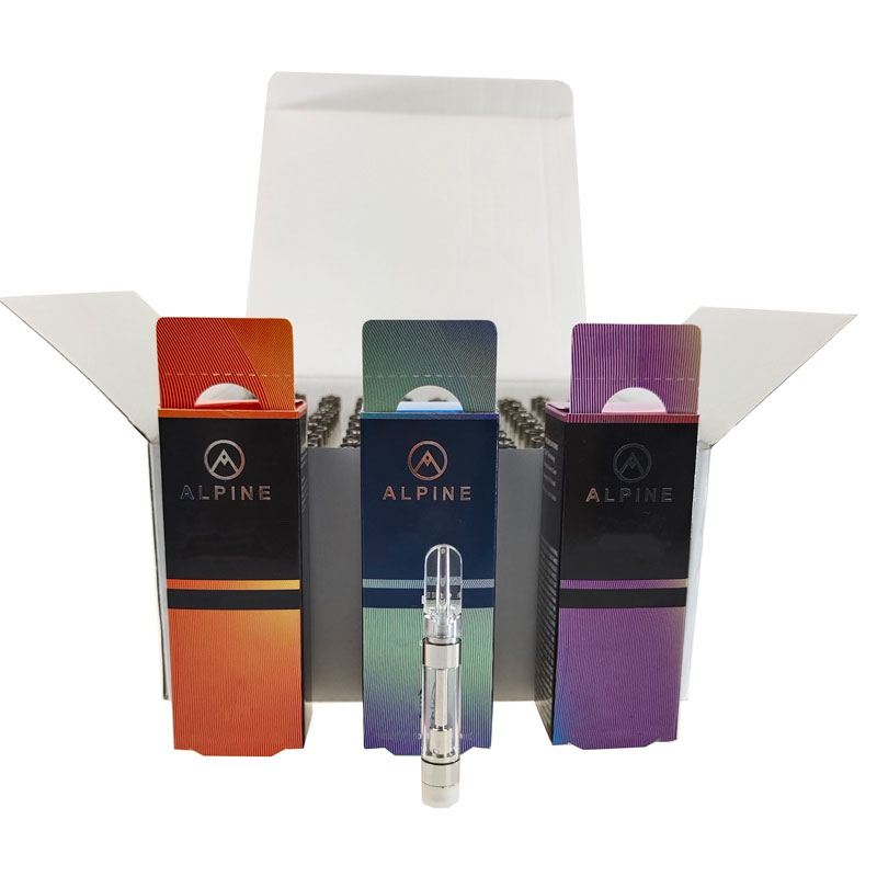NEW Alpine Vape Cartridge Packaging 0.8ml 1.0ml G5 Tank Empty Vape Pen Carts Ceramic Coil 510 Cartridge Vape Pens Packaging Box
NEW Alpine Vape Cartridge Packaging 0.8ml 1.0ml G5 Tank Empty Vape Pen Carts Ceramic Coil 510 Cartridge Vape Pens Packaging Box