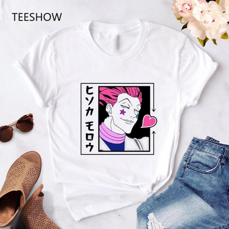 X T-Shirt Women Awesome Tshirt O- Neck Short Sleeved Hisoka Morow T Shirt Anime HxH Tee Harajuku Tops Drop ship
X T-Shirt Women Awesome Tshirt O- Neck Short Sleeved Hisoka Morow T Shirt Anime HxH Tee Harajuku Tops Drop ship