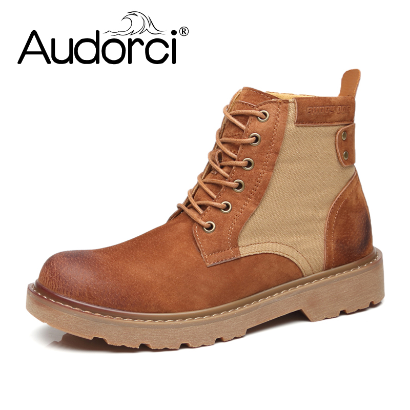 Audorci 2020 Autumn Men's 3 Colors Ankle Boots Man Fashion Outdoor Lace Up Casual Shoes Male High Quality Boot Size 38-44, Yellow
Audorci 2020 Autumn Men's 3 Colors Ankle Boots Man Fashion Outdoor Lace Up Casual Shoes Male High Quality Boot Size 38-44, Yellow