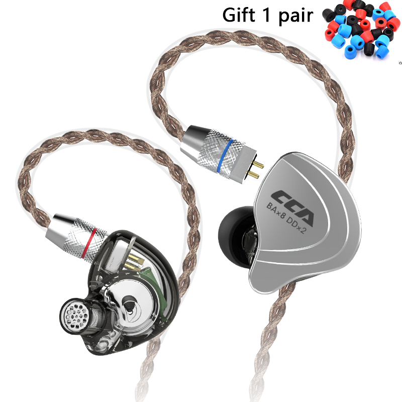 NEW CCA C10 4BA 1DD Headset Earbud Hybrid In Ear Earphone HIFI Monitor Running Sport Earphone With Detacable Detach 2PIN Cable
NEW CCA C10 4BA 1DD Headset Earbud Hybrid In Ear Earphone HIFI Monitor Running Sport Earphone With Detacable Detach 2PIN Cable