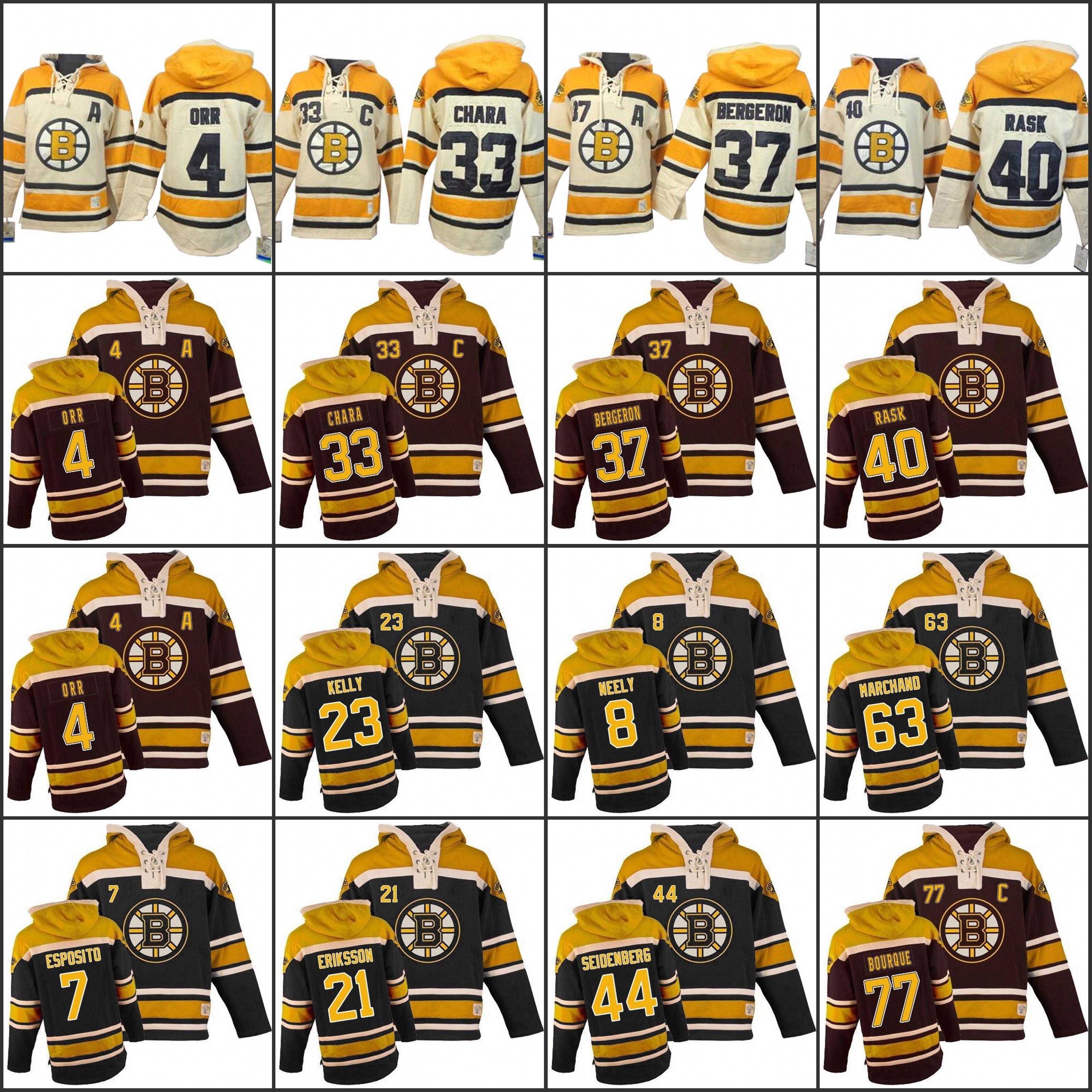 Boston Bruins 4 Bobby Orr 33 zdeno chara 37 patrice bergeron 40 Tuukka Rask Cheap Hockey Hooded Stitched Old Time Hoodies Sweatshirt Jerseys, 7 phil esposito
Boston Bruins 4 Bobby Orr 33 zdeno chara 37 patrice bergeron 40 Tuukka Rask Cheap Hockey Hooded Stitched Old Time Hoodies Sweatshirt Jerseys, 7 phil esposito