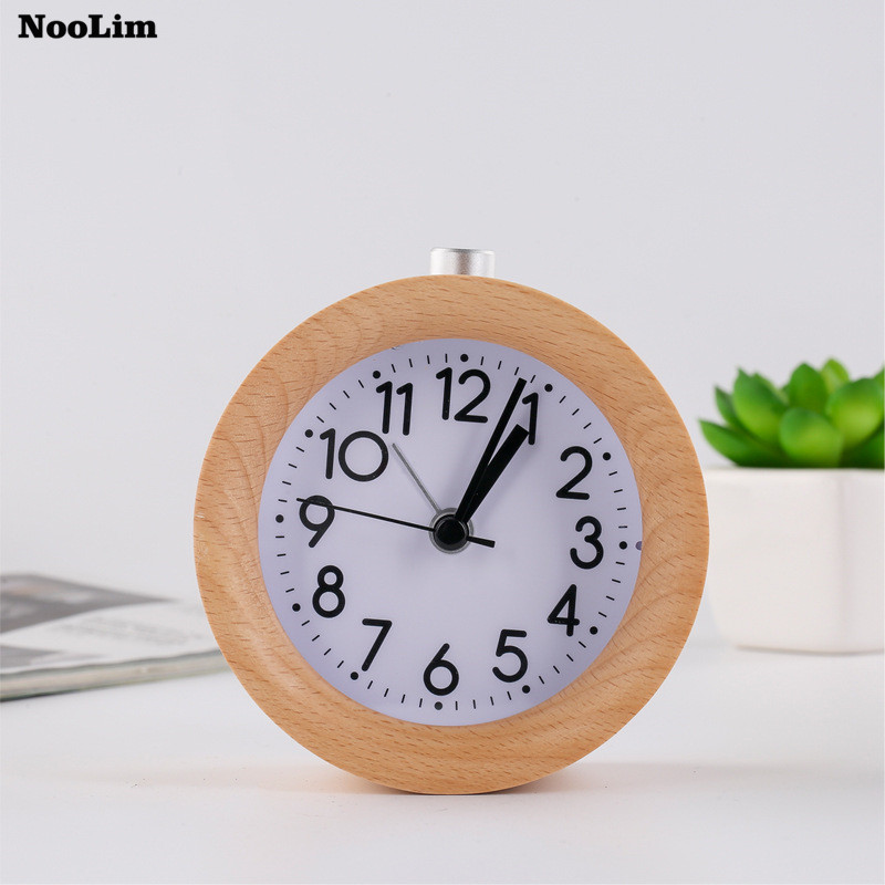 NOOLIM Solid Wood Minimalist Alarm Clock Nordic Wood Clock With Light Office Creative Wooden Bedroom Decoration Ornament
NOOLIM Solid Wood Minimalist Alarm Clock Nordic Wood Clock With Light Office Creative Wooden Bedroom Decoration Ornament