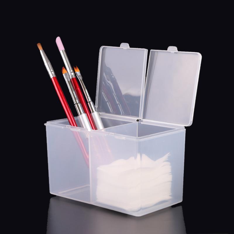 1Pc 2-Compartments Clear Remover Cotton Pad Makeup Container Case Storage Polish Glitter Powder Storage Box Nail Art Tool TR013
1Pc 2-Compartments Clear Remover Cotton Pad Makeup Container Case Storage Polish Glitter Powder Storage Box Nail Art Tool TR013