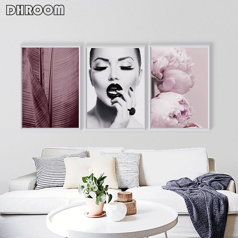 DHROOM Fashion Posters Pink Flower Canvas Painting Modern Sexy Beauty Wall Art Poster Prints Decorative Picture for Living Room
DHROOM Fashion Posters Pink Flower Canvas Painting Modern Sexy Beauty Wall Art Poster Prints Decorative Picture for Living Room