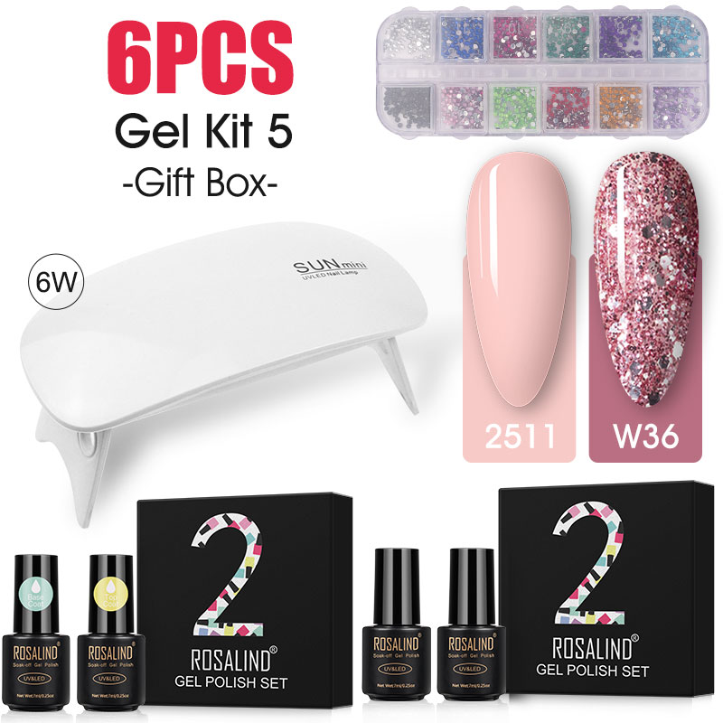 ROSALIND Gel Nail Polish Set Manicure Nail Art Kit Gift Box Gel Polish Set Need Cure UV LED Lamp Hybrid Varnishes Base and Top
ROSALIND Gel Nail Polish Set Manicure Nail Art Kit Gift Box Gel Polish Set Need Cure UV LED Lamp Hybrid Varnishes Base and Top