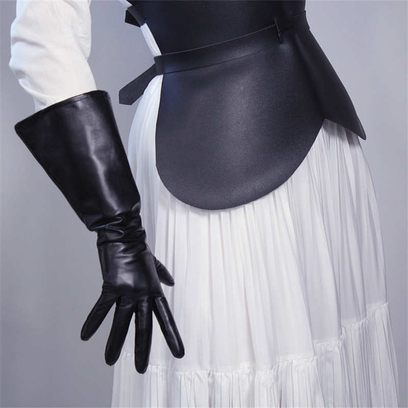 Unisex Genuine Leather Touch Screen Long Gloves 38cm Large Sleeves Puff Sleeves Black 3-DXZP01
Unisex Genuine Leather Touch Screen Long Gloves 38cm Large Sleeves Puff Sleeves Black 3-DXZP01