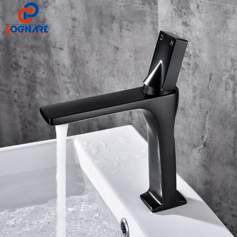 SOGANRE Basin Faucets Black Oil Rubbed Bronze Brass Bathroom Faucet Single Handle Bath Sink Cold Hot Water Mixer Tap torneiras
SOGANRE Basin Faucets Black Oil Rubbed Bronze Brass Bathroom Faucet Single Handle Bath Sink Cold Hot Water Mixer Tap torneiras