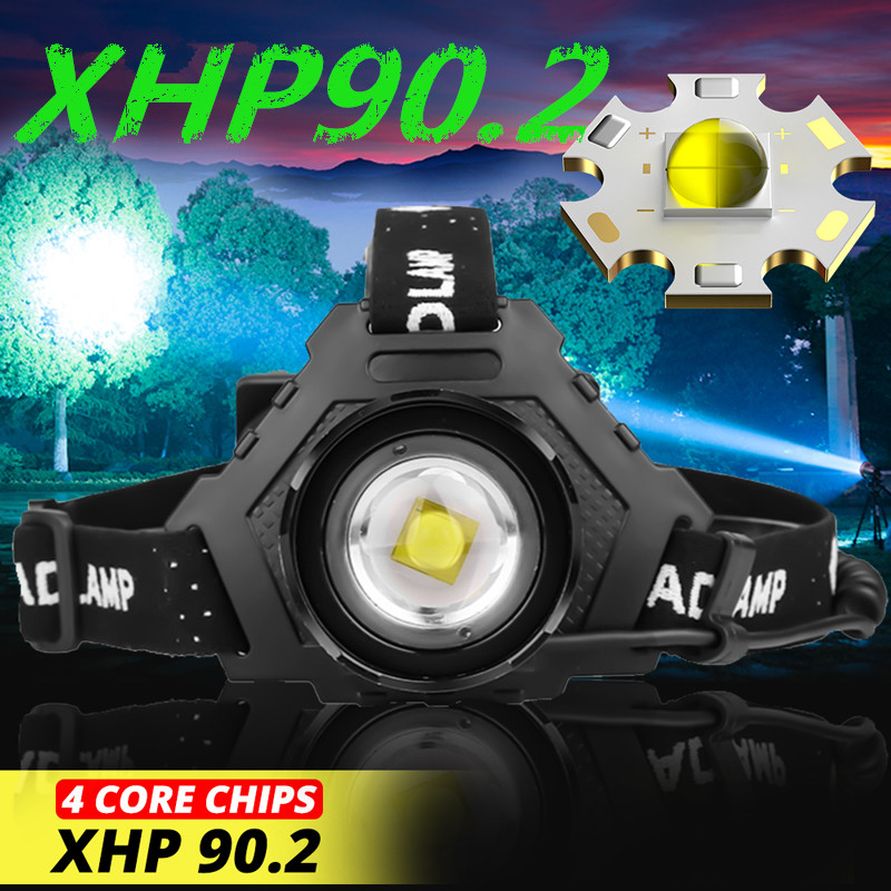 Powerful 8000LM XHP90.2 LED Headlamp USB Rechargeable Headlight Waterproof Zoomable Power Bank Fishing Light Using 18650 Battery
Powerful 8000LM XHP90.2 LED Headlamp USB Rechargeable Headlight Waterproof Zoomable Power Bank Fishing Light Using 18650 Battery