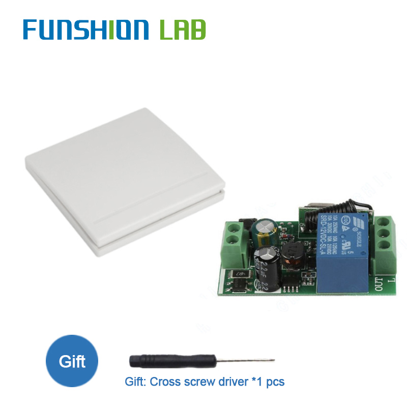 FUNSHION 433MHZ 86 Wall Panel Wireless Remote Control Transmitter 1 2 3 Button RF Switch For Light Lamp Bulb Home Living Room
FUNSHION 433MHZ 86 Wall Panel Wireless Remote Control Transmitter 1 2 3 Button RF Switch For Light Lamp Bulb Home Living Room