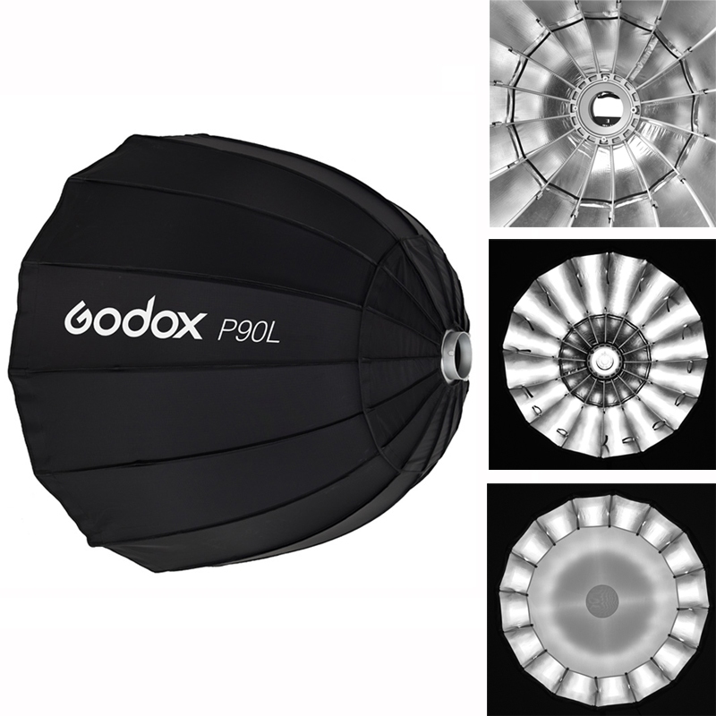 By DHL Godox P90L / P90H 90cm Deep Parabolic Softbox Bowens Mount Soft Box Honeycomb Grid fr Photo Studio Flash Strobe Monolight
By DHL Godox P90L / P90H 90cm Deep Parabolic Softbox Bowens Mount Soft Box Honeycomb Grid fr Photo Studio Flash Strobe Monolight