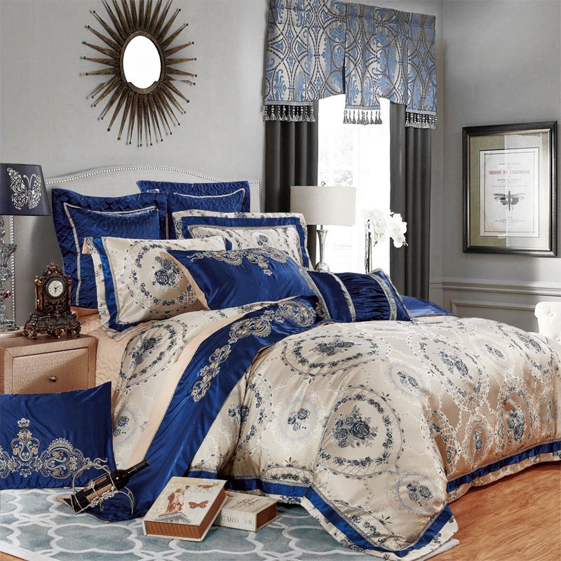 High precision Silk Cotton Satin Luxury Jacquard Bedding Set Yarn Dyed Duvet cover Bed Spread Pillowcase Queen King4/6/8/9Pcs, Oljf2
High precision Silk Cotton Satin Luxury Jacquard Bedding Set Yarn Dyed Duvet cover Bed Spread Pillowcase Queen King4/6/8/9Pcs, Oljf2