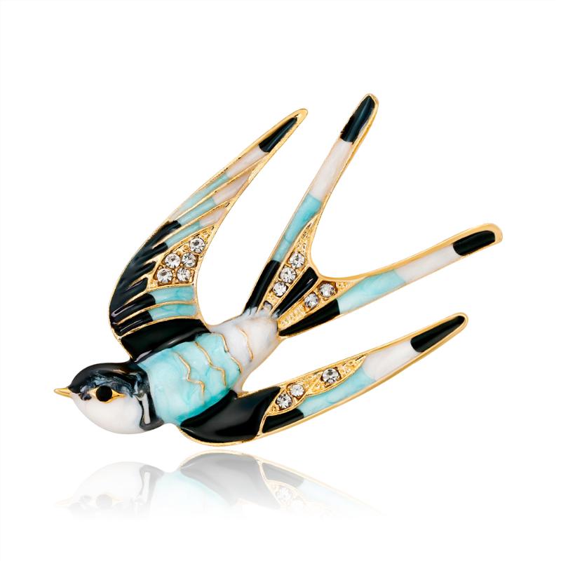 Vivid Swallow Brooch Enamel Cute Animal Pins for Women Fashion Scarf Clip Rhinestone Bird brooches Jewelry Corsage Accessories
Vivid Swallow Brooch Enamel Cute Animal Pins for Women Fashion Scarf Clip Rhinestone Bird brooches Jewelry Corsage Accessories