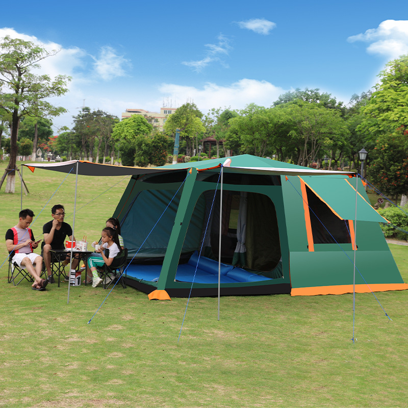 S size Automatic Aluminum Rod Two-Bedroom One-Hall Tent Outdoor 3-4 People Outdoor One-Bedroom Camping Water Resistant Tent
S size Automatic Aluminum Rod Two-Bedroom One-Hall Tent Outdoor 3-4 People Outdoor One-Bedroom Camping Water Resistant Tent