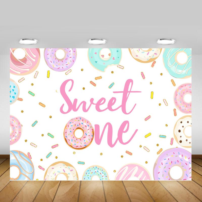 Sweet One Birthday Party Backdrop Decoration Props Newborn Donuts 1st Birthday Background Photography Dessert Counter Banner
Sweet One Birthday Party Backdrop Decoration Props Newborn Donuts 1st Birthday Background Photography Dessert Counter Banner