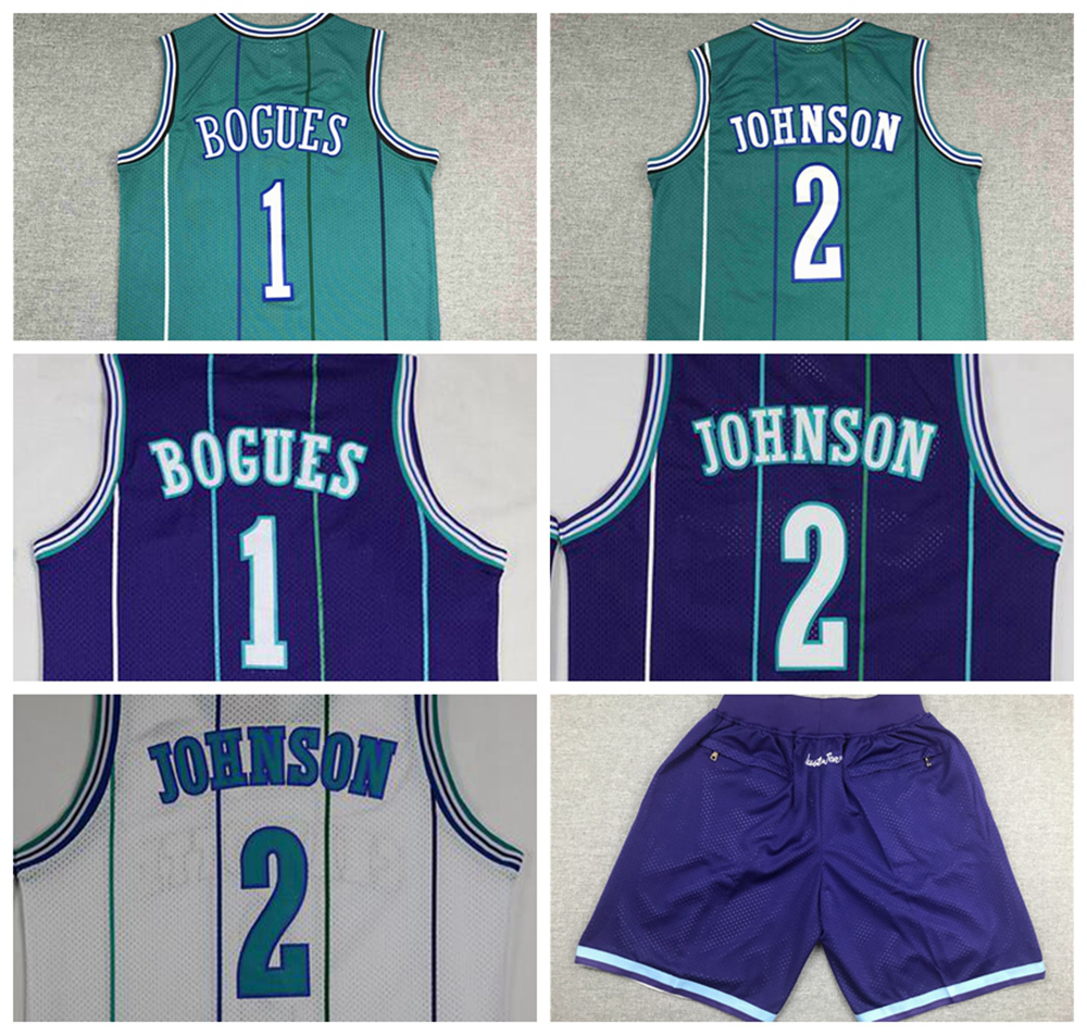 Retro Muggsy Bogues Larry Johnson Charlotte Basketball Jersey 3 Colors All Stitched High Quality Free Shipping, Black
Retro Muggsy Bogues Larry Johnson Charlotte Basketball Jersey 3 Colors All Stitched High Quality Free Shipping, Black
