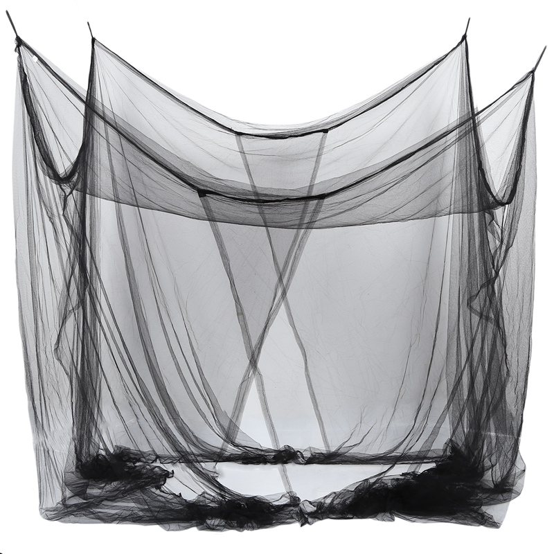 Mosquito Net -4-Corner Bed Netting Canopy For Queen/King Sized 190*210*240cm (Black)
Mosquito Net -4-Corner Bed Netting Canopy For Queen/King Sized 190*210*240cm (Black)