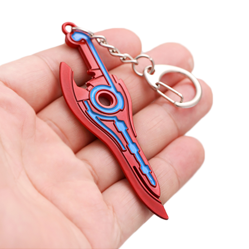 Mengtuyi Game Xenoblade Chronicles Keychain Red Sword MONADO Metal Pendant Key Rings llaveros Cosplay Jewelry Men Women Trinket
Mengtuyi Game Xenoblade Chronicles Keychain Red Sword MONADO Metal Pendant Key Rings llaveros Cosplay Jewelry Men Women Trinket