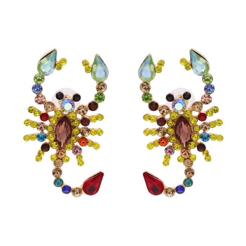 Dangle & Chandelier Novelty Design Rhinestone Scorpion Charms Earrings For Women Fashion Jewelry Maxi Girls' Statement Accessories
Dangle & Chandelier Novelty Design Rhinestone Scorpion Charms Earrings For Women Fashion Jewelry Maxi Girls' Statement Accessories