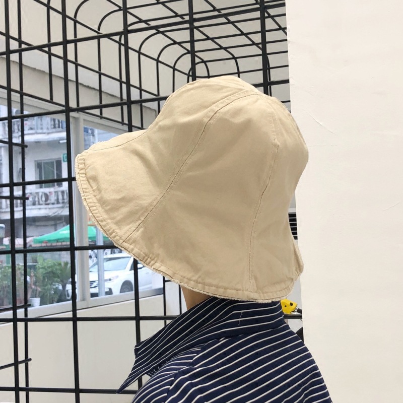 Hat women's Korean retro old fisherman hat men's summer visor simple wide-brimmed solid color casual bucket fashion, White
Hat women's Korean retro old fisherman hat men's summer visor simple wide-brimmed solid color casual bucket fashion, White