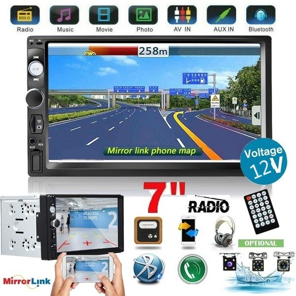 Autoradio 2 Din Car Radio 7" Touch Screen Dash MP5 Bluetooth USB Digital 2Din Multimedia Player Rear View Camera
Autoradio 2 Din Car Radio 7" Touch Screen Dash MP5 Bluetooth USB Digital 2Din Multimedia Player Rear View Camera