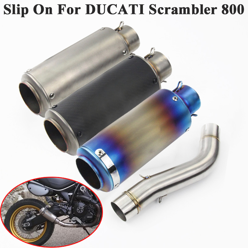 Slip On For 800 797 821 Motorcycle GP Exhaust Escape Modified Middle Tube Link Pipe Muffler Carbon Fiber 51mm
Slip On For 800 797 821 Motorcycle GP Exhaust Escape Modified Middle Tube Link Pipe Muffler Carbon Fiber 51mm