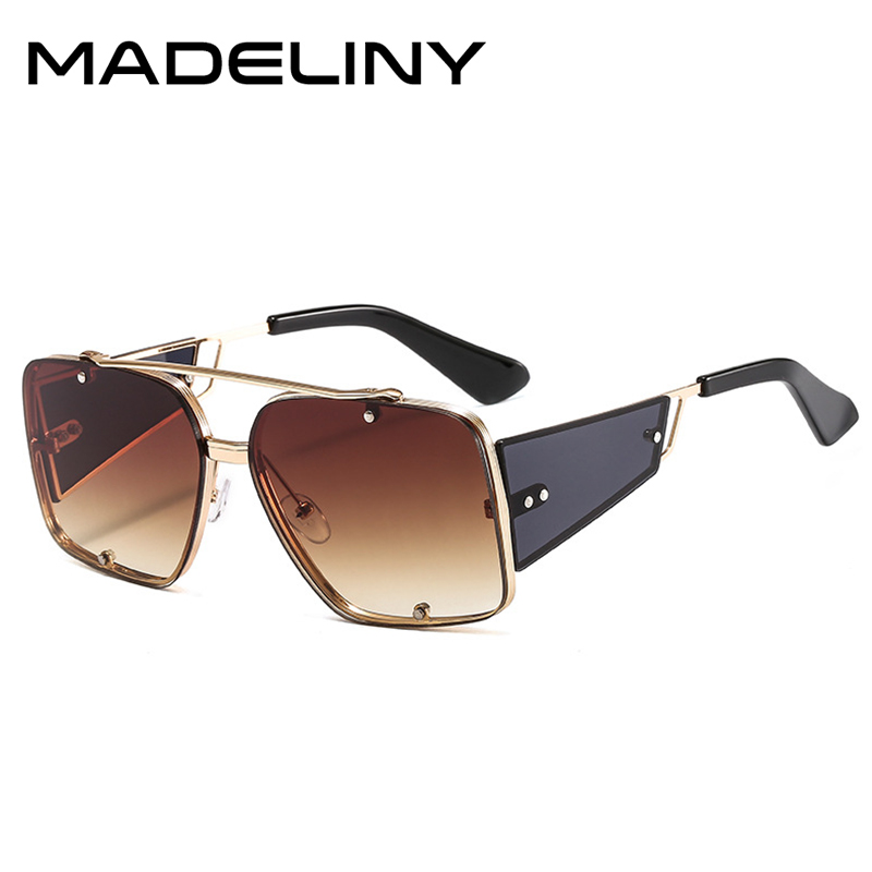 Sunglasses MADLEINY Classic Square Men 2021 Fashion Vintage Brand Design Sun Glasses Women Rivet Gradient Eyeglasses UV400 MA867
Sunglasses MADLEINY Classic Square Men 2021 Fashion Vintage Brand Design Sun Glasses Women Rivet Gradient Eyeglasses UV400 MA867