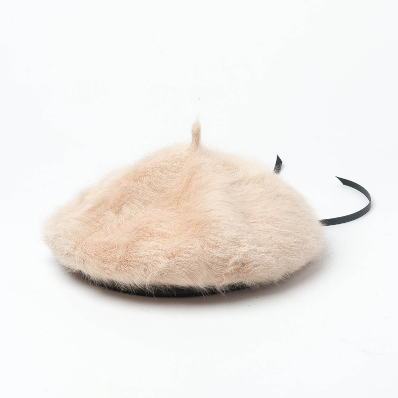 New Fashion Warm and Soft Hair Beret Painter's Cap in Autumn and Winter of 2020,Adjustable Ribbon-wrapped Bud Cap, White
New Fashion Warm and Soft Hair Beret Painter's Cap in Autumn and Winter of 2020,Adjustable Ribbon-wrapped Bud Cap, White