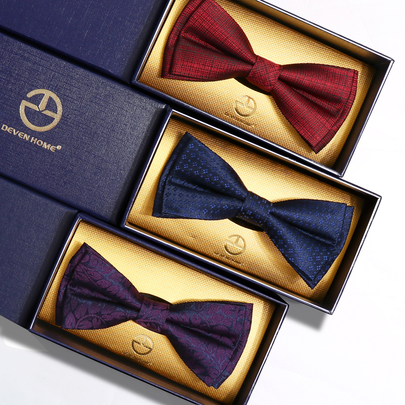 2020 Brand New Fashion Men's Bow Ties Double Fabric Fine Plaid Bowtie Banquet Wedding Bridegroom Butterfly Tie with Gift Box
2020 Brand New Fashion Men's Bow Ties Double Fabric Fine Plaid Bowtie Banquet Wedding Bridegroom Butterfly Tie with Gift Box
