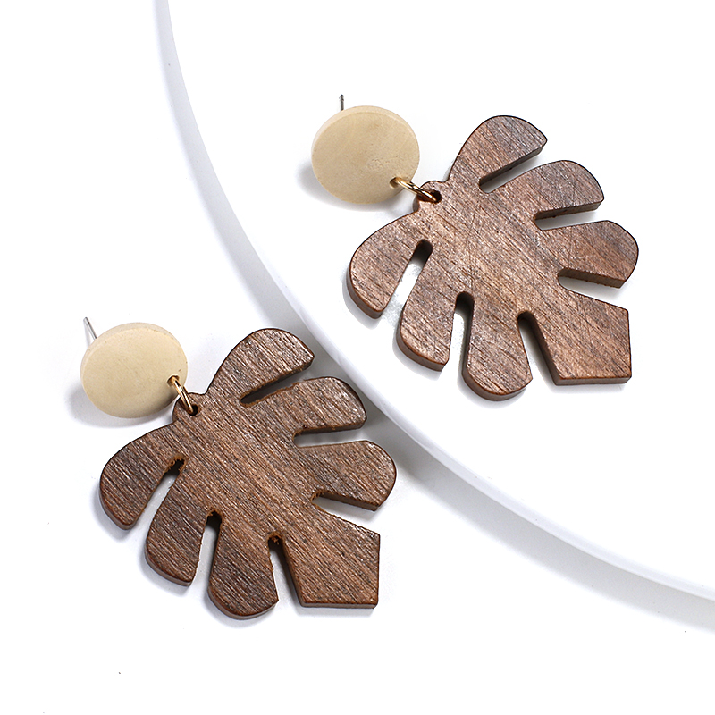 AENSOA Vinatge Ethnic Lefe Shape Pendant Earrings for Women Vintage African Wooden Drop Dangle Earring Statement Party Jewelry
AENSOA Vinatge Ethnic Lefe Shape Pendant Earrings for Women Vintage African Wooden Drop Dangle Earring Statement Party Jewelry