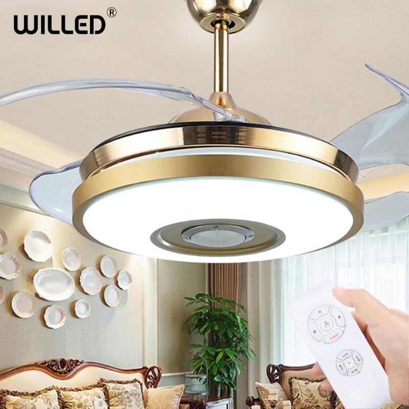 Invisible Ceiling Fan Lights Remote Control Modern Lamps 42 inch bluetooth 3 color plafond sans lumiere Lighting Dining Bed room
Invisible Ceiling Fan Lights Remote Control Modern Lamps 42 inch bluetooth 3 color plafond sans lumiere Lighting Dining Bed room