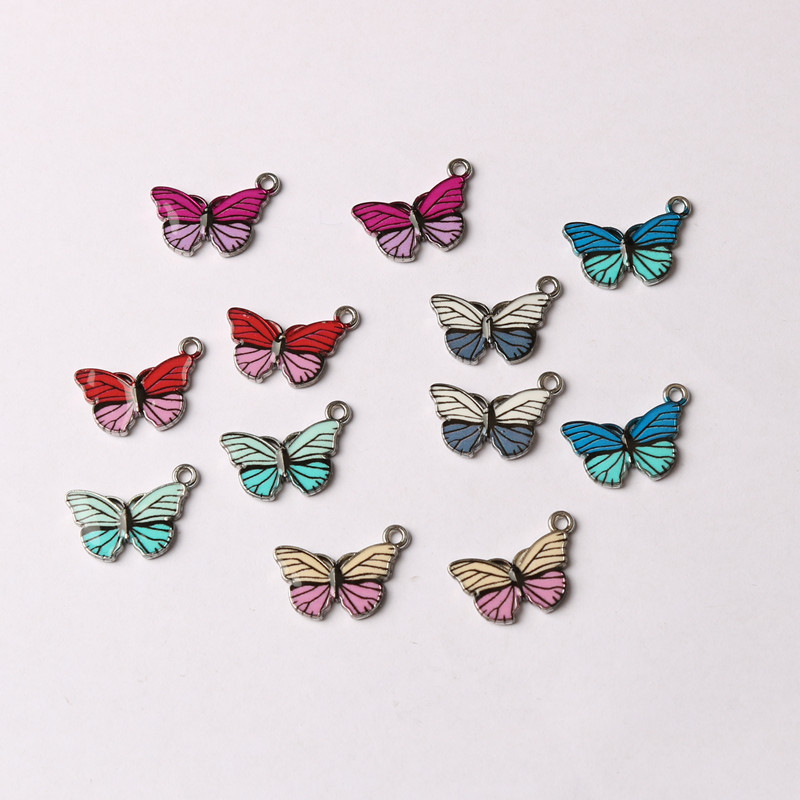 10pcs Trendy Butterfly Pendants Colourful Enamel Butterfly Charms Small Animal Earrings Findings DIY Jewelry Accessories
10pcs Trendy Butterfly Pendants Colourful Enamel Butterfly Charms Small Animal Earrings Findings DIY Jewelry Accessories