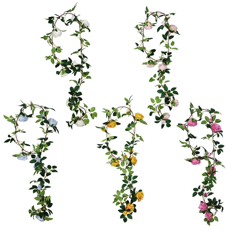 5 Pcs Fake Plant Strip Rose Hydrangea 1.85m Vine Garland Colorful Flower for Wedding Arch Decoration Party Hanging Home Decor
5 Pcs Fake Plant Strip Rose Hydrangea 1.85m Vine Garland Colorful Flower for Wedding Arch Decoration Party Hanging Home Decor