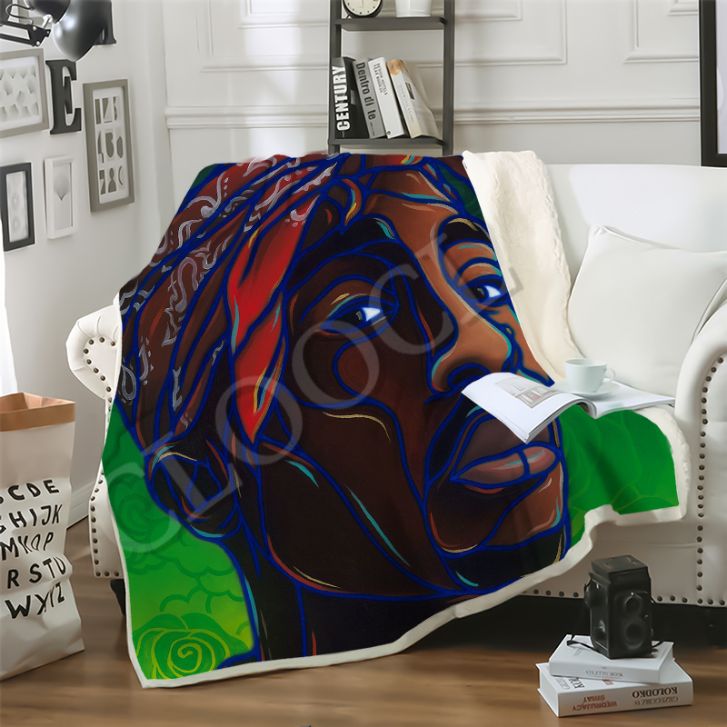 CLOOCL Rapper Amaru Shakur 2pac Tupac Blanket 3D Print Double Layer Sofa Travel Youth Fashion Bedding Throw Blankets Sofa Quilt
CLOOCL Rapper Amaru Shakur 2pac Tupac Blanket 3D Print Double Layer Sofa Travel Youth Fashion Bedding Throw Blankets Sofa Quilt