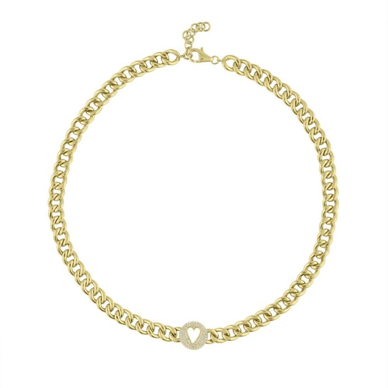 Chains Big Chain Women Necklace Short Cuban Link With Heart Charm Lover Girlfriend Gift Hiphip Rock Jewelry
Chains Big Chain Women Necklace Short Cuban Link With Heart Charm Lover Girlfriend Gift Hiphip Rock Jewelry