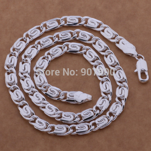 Factory price silver color chain necklace 6MMX50CM cool fashion Men's Jewelry Top quality
Factory price silver color chain necklace 6MMX50CM cool fashion Men's Jewelry Top quality