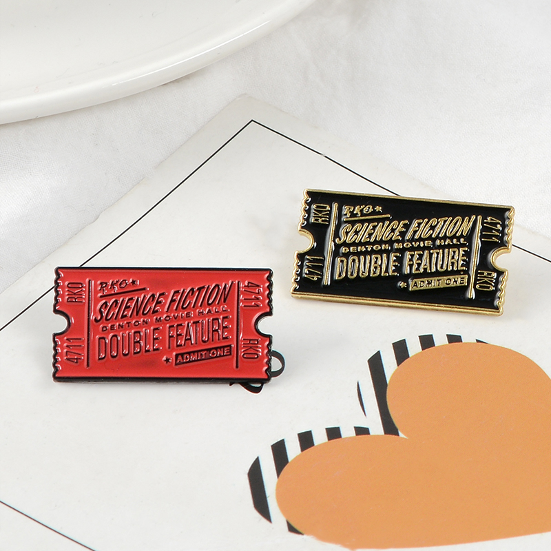 Rocky Horror Pin Movie Ticket Enamel Pin Rocky Horror Picture Show Brooch Lapel Pins Badge Film Movie Jewelry Gift for women men
Rocky Horror Pin Movie Ticket Enamel Pin Rocky Horror Picture Show Brooch Lapel Pins Badge Film Movie Jewelry Gift for women men