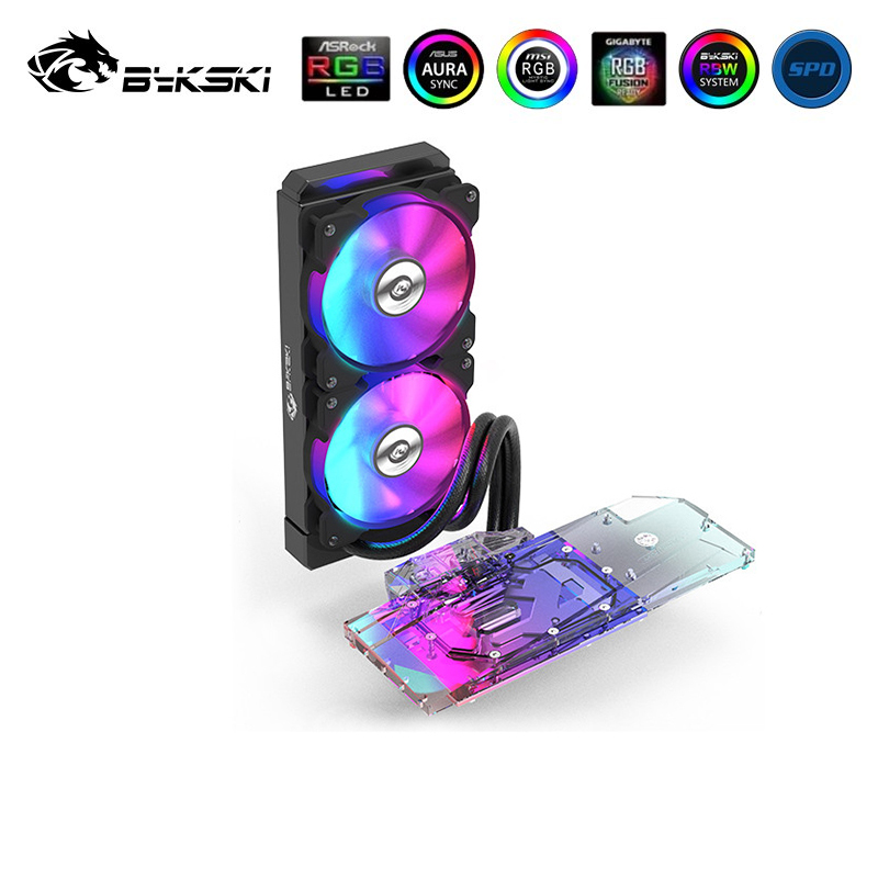Bykski GPU A-RGB Water Cooling Kit 240mm Radiator Heatsink Dual A-RGB Mode Motherboard AURA SYNC B-FRD5700XT-RBW B-FRD2080TI-RBW
Bykski GPU A-RGB Water Cooling Kit 240mm Radiator Heatsink Dual A-RGB Mode Motherboard AURA SYNC B-FRD5700XT-RBW B-FRD2080TI-RBW